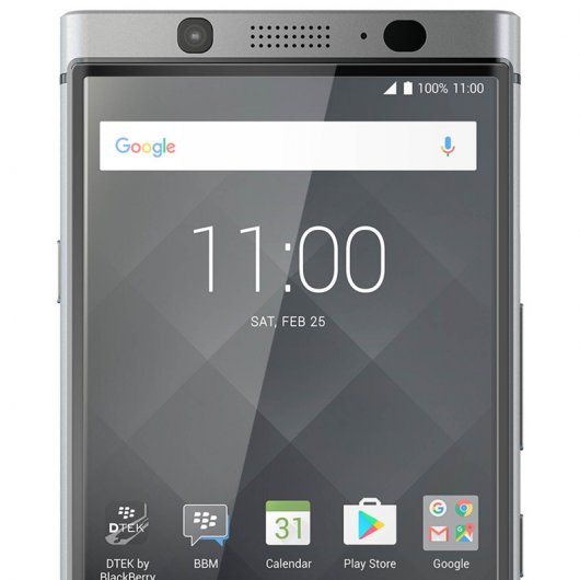 Avizar Protector de Pantalla de Cristal Templado Ultrafino Bordes Negros para BlackBerry Keyone