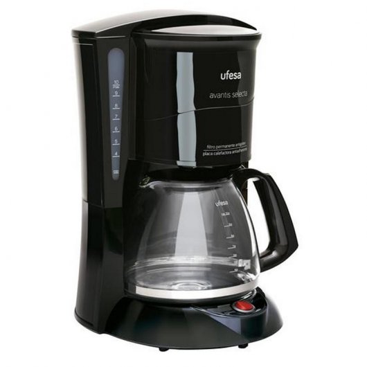 Ufesa CG7231 Avantis Selecta Cafetera de Goteo 10 Tazas 800W Negra