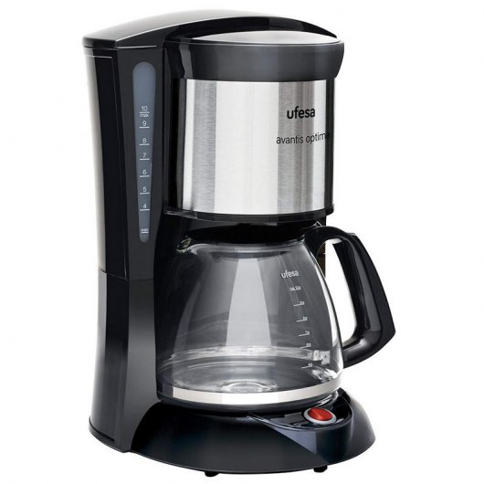 Ufesa CG7232 Avantis Optima Cafetera de Goteo 10 Tazas 800W Negra