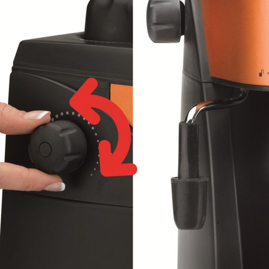 Ufesa CK7355 Cafeteira Expresso 1.25L 1800W Preta/Laranja