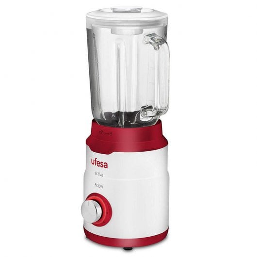 Ufesa BS4790 Activa Batedeira de Copo 1.5L 600W Branco/Vermelho