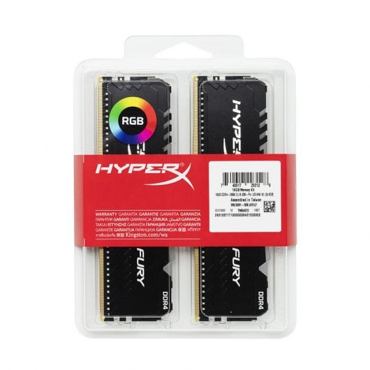 Kingston HyperX Fury RGB 32GB DDR4 3200Mhz PC-25600 (2x16GB) CL16