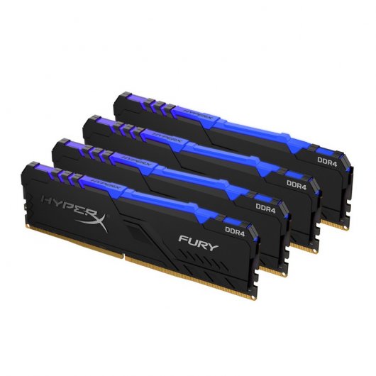 Kingston HyperX Fury RGB 64GB DDR4 3200Mhz PC-25600 (4x16GB) CL16