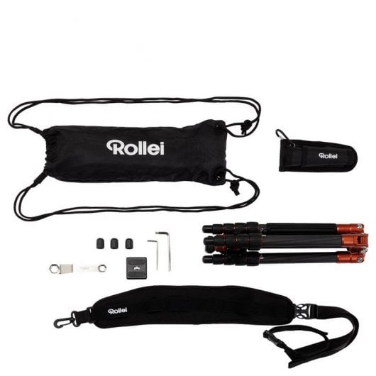 Rollei Compact Traveler No.1 Trípode de Viaje Naranja