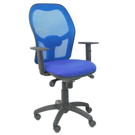 Piqueras und Crespo Jorquera Bali Bürostuhl aus blauem Netzgewebe