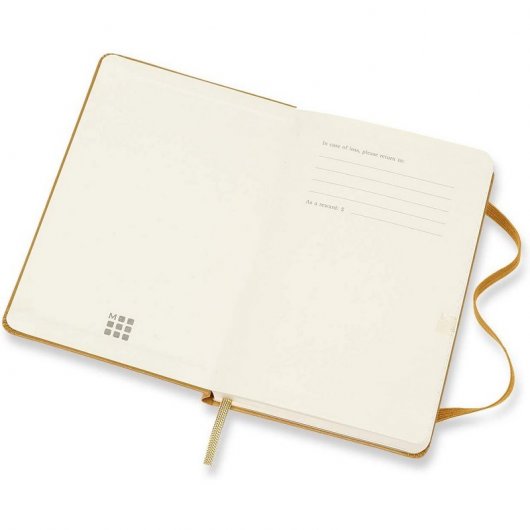 Moleskine 2019-20 Weekly Agenda Cuaderno Semanal Pequeña de 18 Meses Amarilla