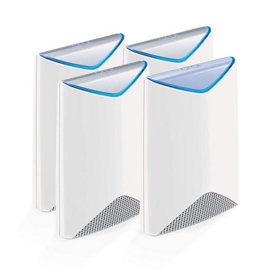 Netgear Orbi Pro AC3000 Sistema WiFi Mesh Tribanda Router + 3 Repetidores