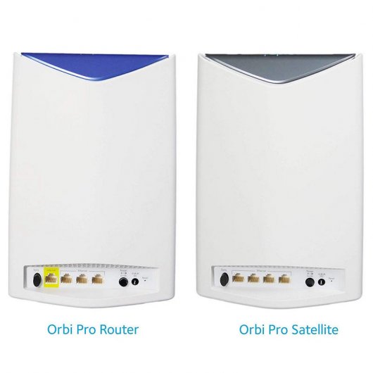 Netgear Orbi Pro AC3000 Sistema WiFi Mesh Tribanda Router + 3 Repetidores