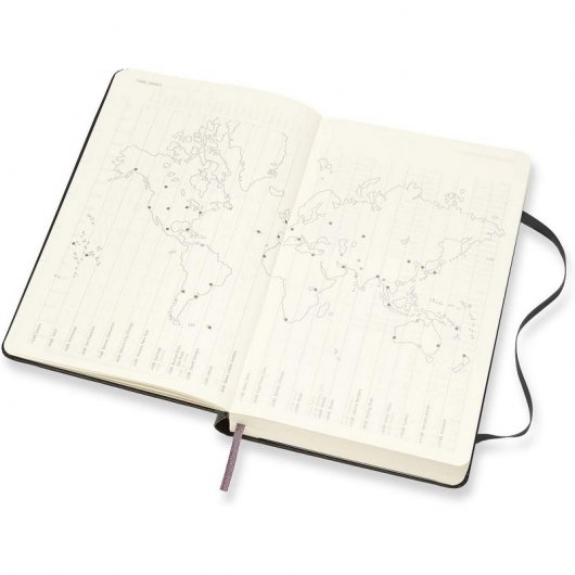 Moleskine 2019-20 Daily Agenda Cuaderno Diario Grande 18 Meses Tapa Dura Negra