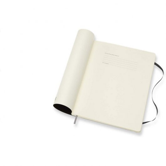 Moleskine Agenda Hebdomadaire 2019-20 Extra Large Carnet Hebdomadaire 18 Mois Couverture Souple Noire