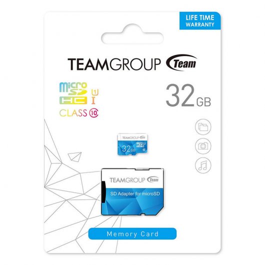 Team Group Color Card MicroSDHC 32GB Class 10 UHS-1