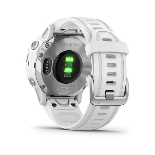 Garmin Fénix 6S 42mm Plata/Blanco con Correa Blanca