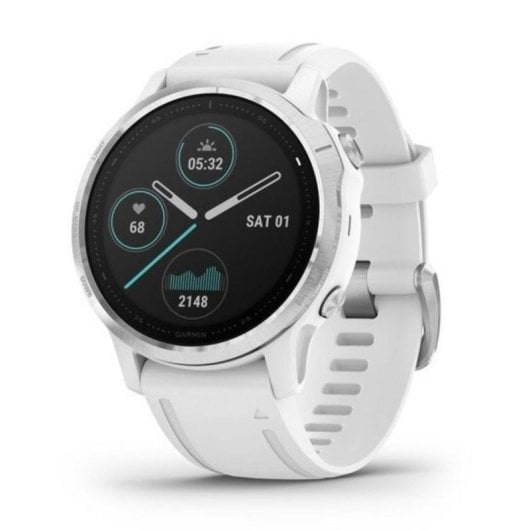 Garmin Fénix 6S 42mm Plata/Blanco con Correa Blanca