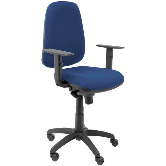 Piqueras y Crespo Tarancón Bali Silla Oficina con Brazos Fijos Azul Marino