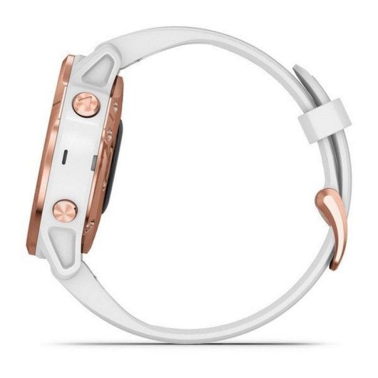 Garmin Fenix 6S Pro 42mm Rose Gold/Blanco con Correa Blanca