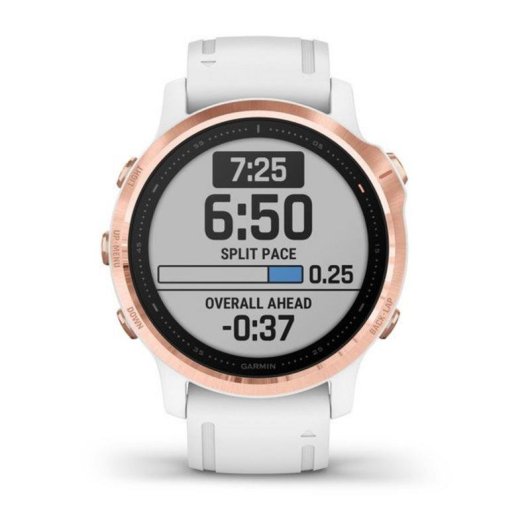 Garmin Fenix 6S Pro 42mm Rose Gold/Blanco con Correa Blanca