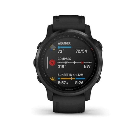 Garmin Fénix 6S Pro 42mm Negro con Correa Negra