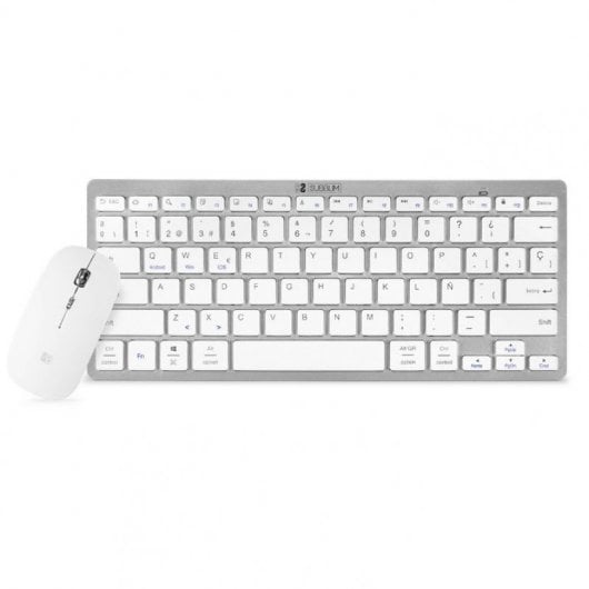 Subblim Dynamic Combo Compact Silver Teclado Bluetooth + Ratón Inalámbrico