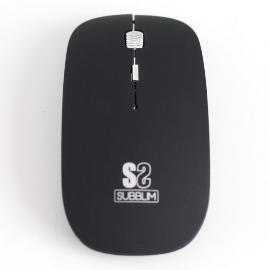 Subblim Flat Ratón Inalámbrico Bluetooth 1600DPI Negro