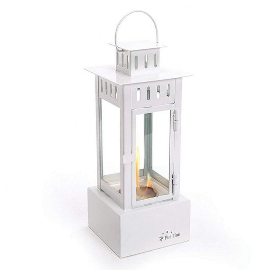 Purline Iris W Biochimenea de Sobremesa/Suelo 1kW Blanco