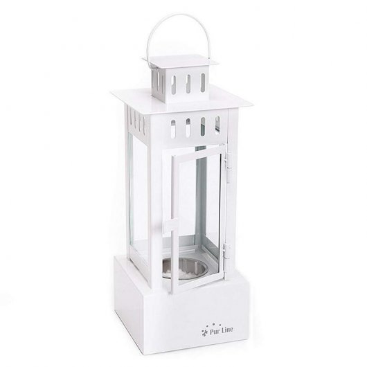 Purline Iris W Biochimenea de Sobremesa/Suelo 1kW Blanco