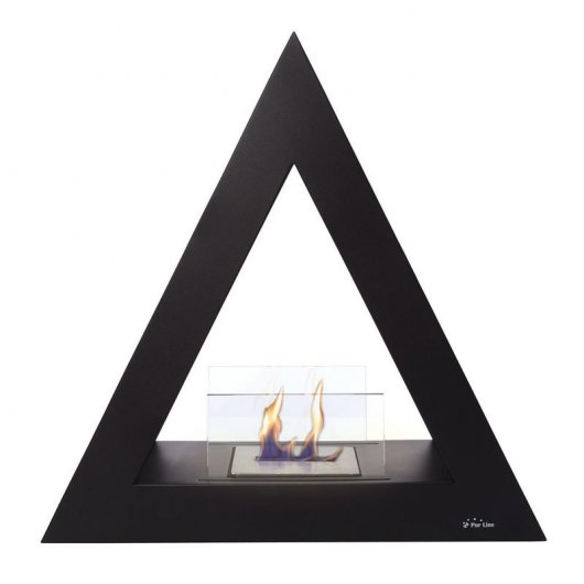 Purline Talia B Biochimenea de Suelo 1.5kW Negro