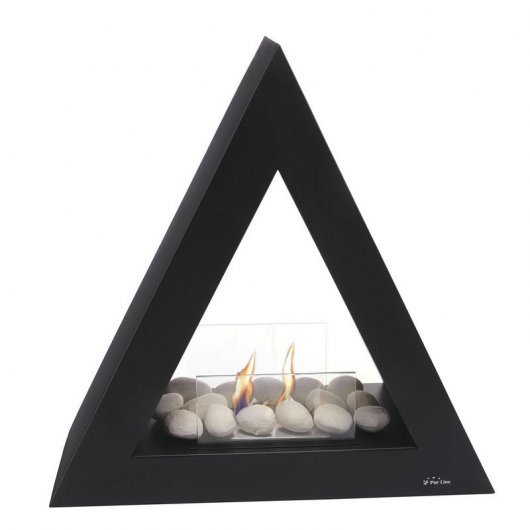 Purline Talia B Biochimenea de Suelo 1.5kW Negro