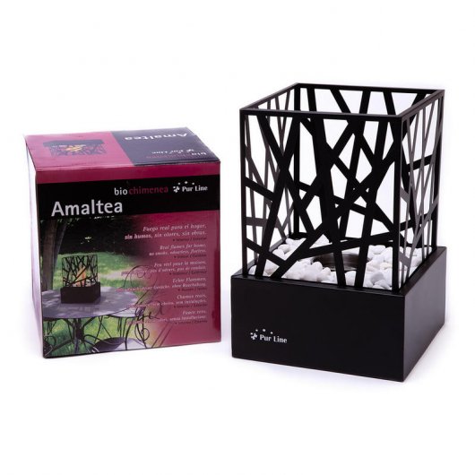 Purline Amaltea Biochimenea de Sobremesa 0.75kW Negro
