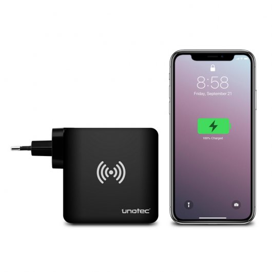 Unotec AIO Cargador con Inducción + Powerbank