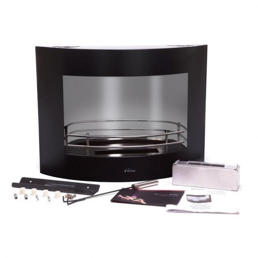 Purline Perseo Biochimenea Mural 1.5kW Negro