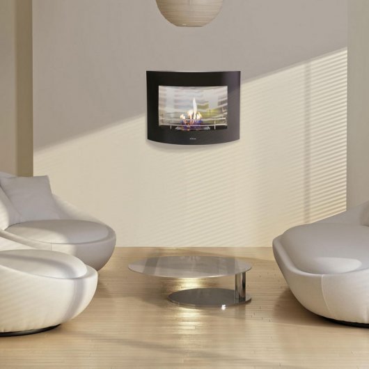 Purline Perseo Biochimenea Mural 1.5kW Negro