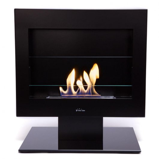 Purline Gaia Lareira de Chão 1.5kW Preta