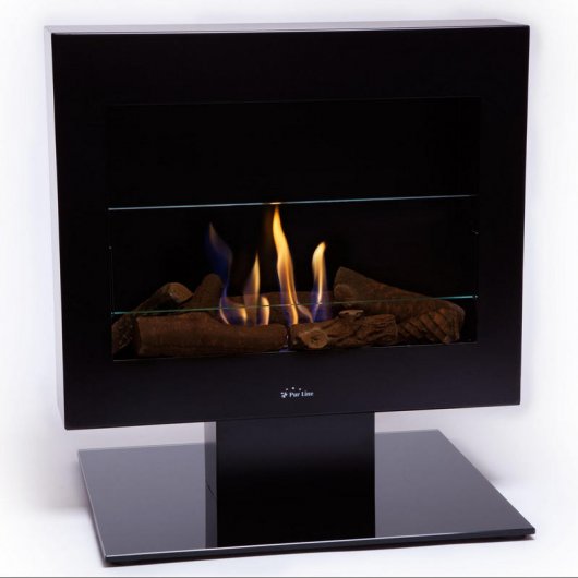 Purline Gaia Lareira de Chão 1.5kW Preta