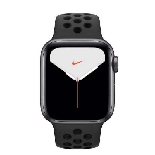 Apple Watch Nike Series 5 GPS + Cellular 40mm Alumínio Cinzento Espacial com Bracelete Desportiva Antracite/Preta Recondicionado