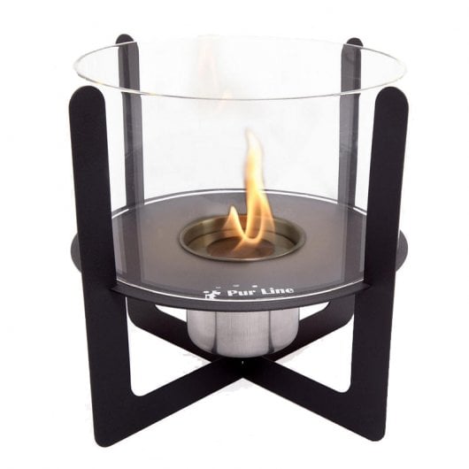 Purline Selene Biochimenea de Sobremesa 0.75kW Negro