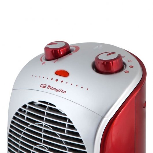 Orbegozo FH 5025 Calefactor 2200W Rojo/Plata