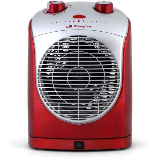 Orbegozo FH 5026 Calefactor 2200W Rojo/Plata