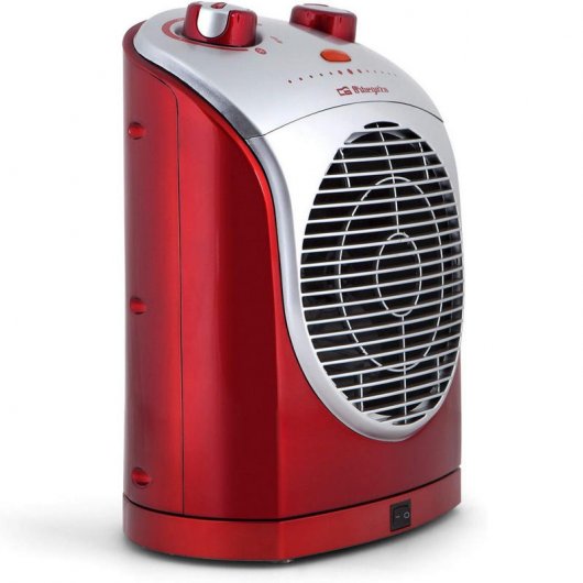 Orbegozo FH 5026 Calefactor 2200W Rojo/Plata