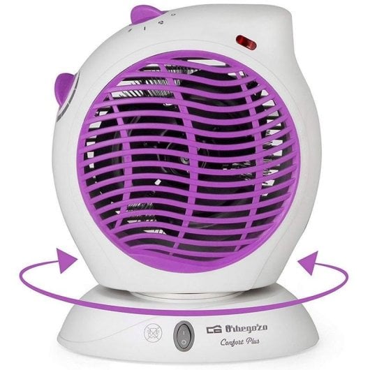 Orbegozo FH 5580 Calefactor 2000W Blanco/Morado