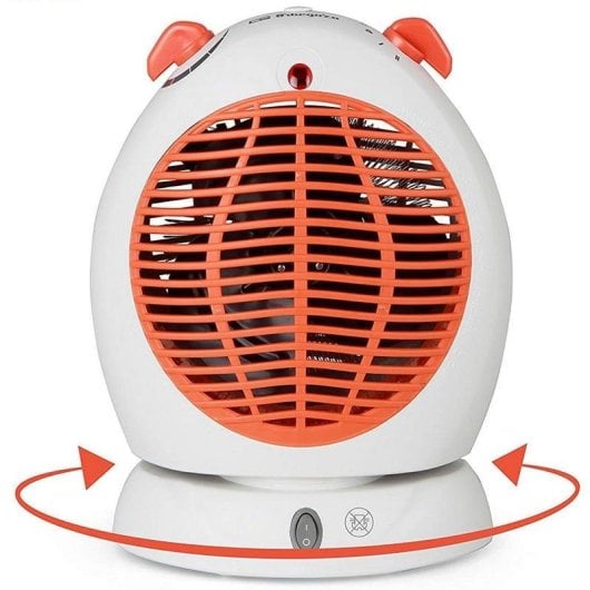 Heizlüfter Orbegozo FH 5570 2000W oszillierend Weiß/Orange