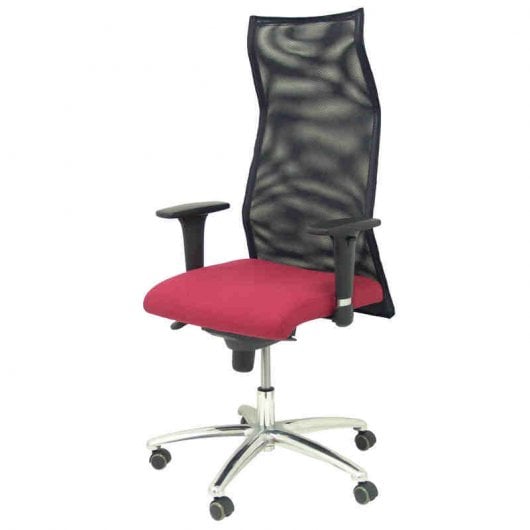 Piqueras y Crespo Sahuco XL Bali Silla de Oficina Granate