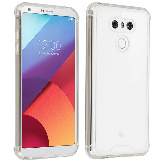 Avizar Funda Protectora Antigolpes Transparente para LG G6