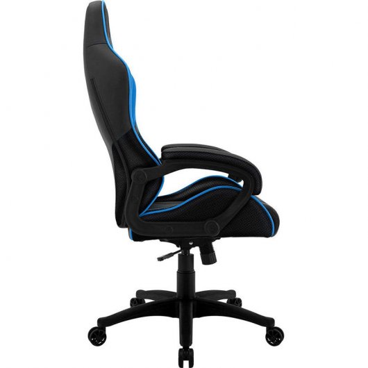 Sedia da gaming ThunderX3 BC1 Boss Nero/Grigio/Blu oceano