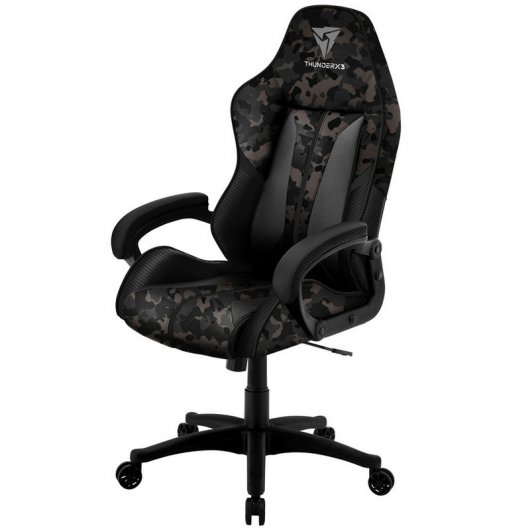 ThunderX3 BC1 Camo Cadeira Gaming Camuflagem Cinzenta/Castanha
