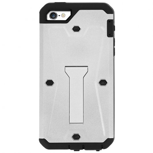 Avizar Funda Protectora Plateada Antigolpes con Función Vídeo para iPhone 5 / iPhone 5S / iPhone SE