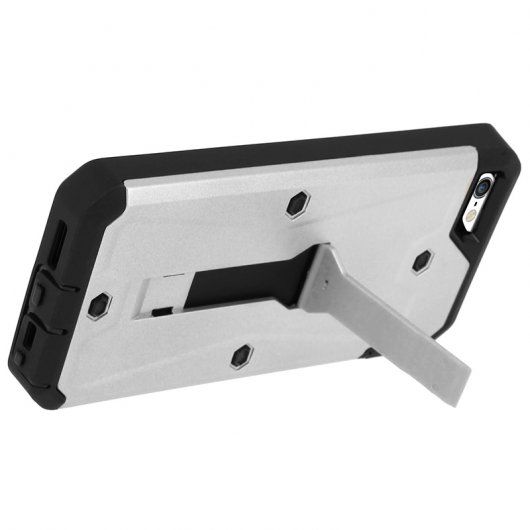 Avizar Funda Protectora Plateada Antigolpes con Función Vídeo para iPhone 5 / iPhone 5S / iPhone SE