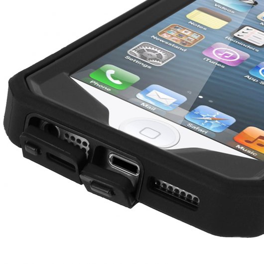 Avizar Funda Protectora Plateada Antigolpes con Función Vídeo para iPhone 5 / iPhone 5S / iPhone SE