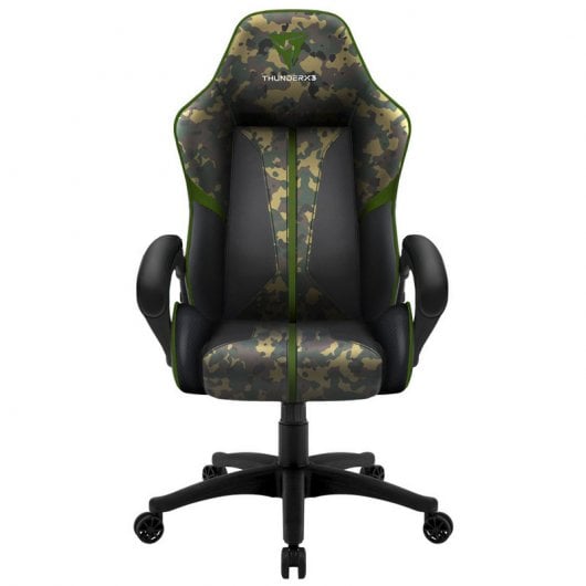 Sedia da gaming ThunderX3 BC1 Camo Camouflage Verde/Marrone