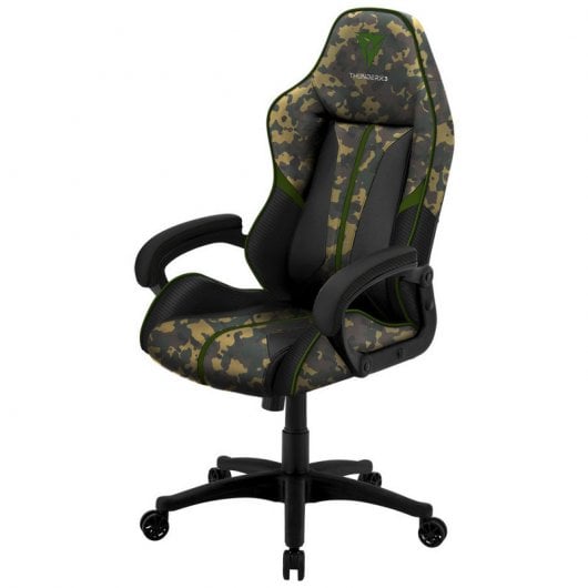 Sedia da gaming ThunderX3 BC1 Camo Camouflage Verde/Marrone