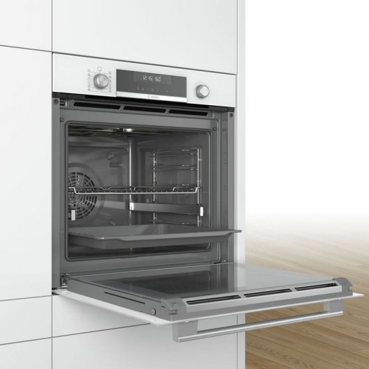 Bosch HBG5780W0 Horno Multifunción Pirolí­tico 71L Cristal Blanco